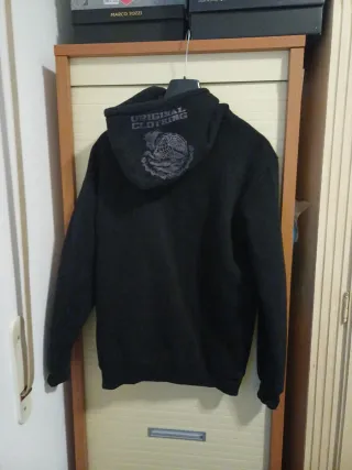 Felpa Scorpion Bay Nera con Stampa