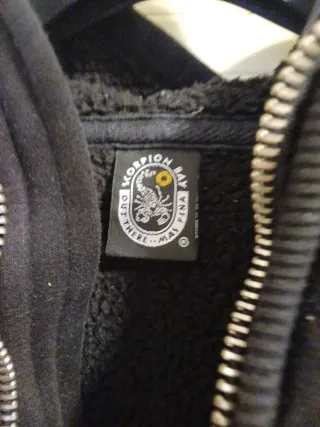 Felpa Scorpion Bay Nera con Stampa