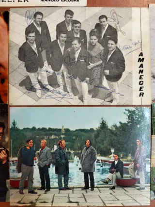18 Postales Músicos Años 60-70