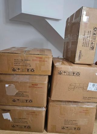 Divano modulare 4 posti beige