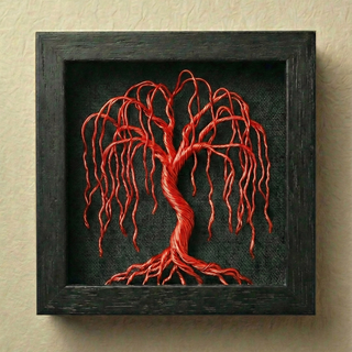 Cuadro Árbol Bonsái Alambre