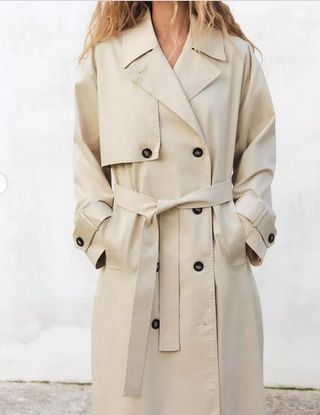 Trenchcoat ZARA Oversize TXS-S Beige