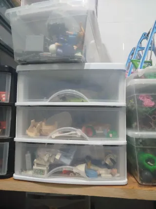 Cajonera de plástico con 3 cajones