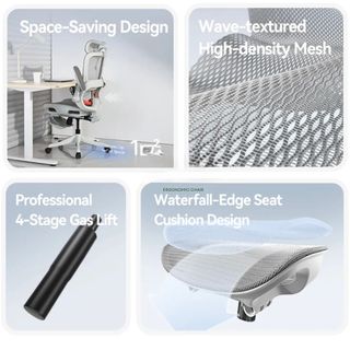 Silla de oficina/escritorio ergonómica SIHOO