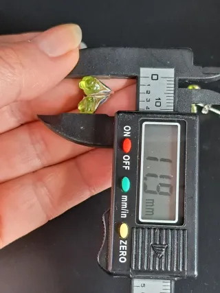 Conjunto Plata 925 Corazón Piedras Verdes