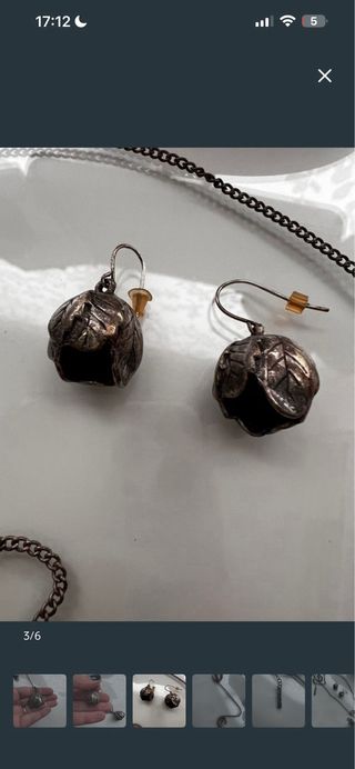 Conjunto Bimba y Lola collar y pendientes