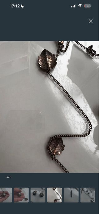 Conjunto Bimba y Lola collar y pendientes