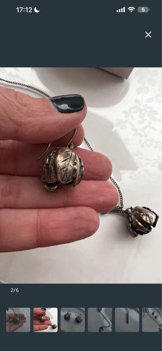 Conjunto Bimba y Lola collar y pendientes