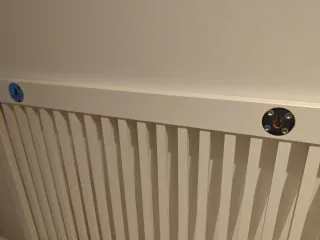 Cabecero de madera blanco