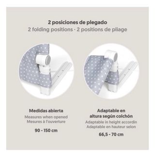 Barrera abatible 150 cm Interbaby