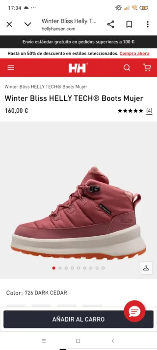 Botas Invierno Mujer Helly Hansen Impermeables