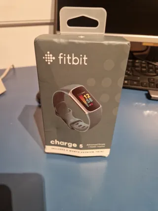 Fitbit Charge 5 Acero inoxidable/Azul