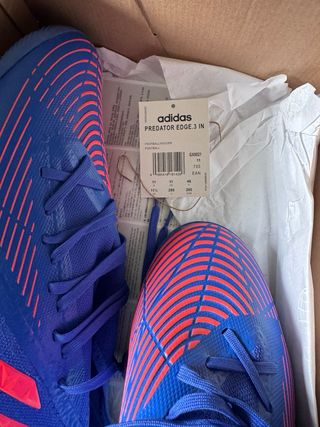Botas Futsal Adidas Predator Azul/Rosa