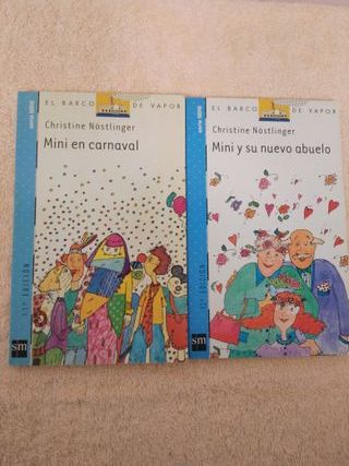 LOTE DE 8 LIBROS SERIE MINI (azules)