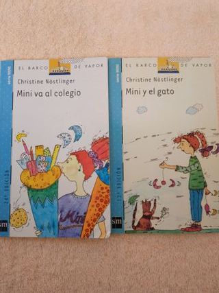 LOTE DE 8 LIBROS SERIE MINI (azules)