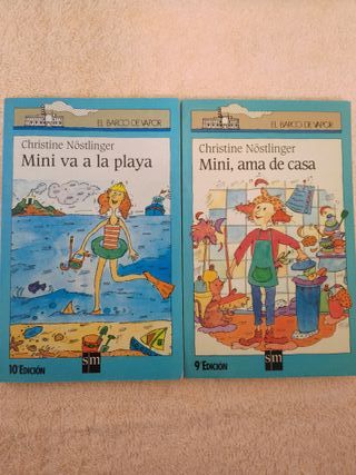 LOTE DE 8 LIBROS SERIE MINI (azules)