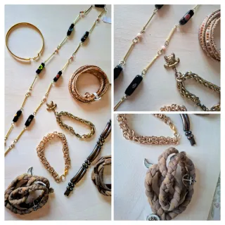 Lotto Bigiotteria Oro e Multicolor