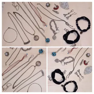 Lotto Bigiotteria Oro e Multicolor