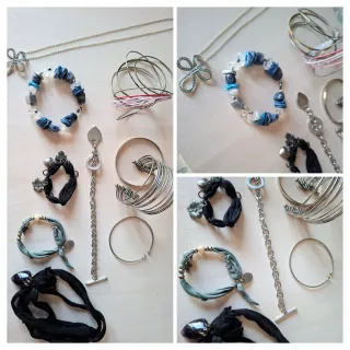 Lotto Bigiotteria Oro e Multicolor