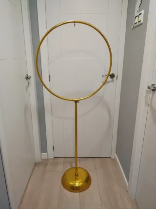 Soporte Aro Dorado para jaula de pajaros