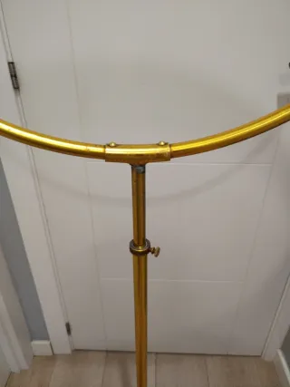 Soporte Aro Dorado para jaula de pajaros