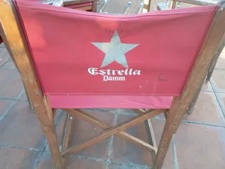 Pack 3 Sillas Plegables Estrella Damm