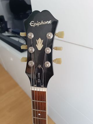 Epiphone ES-339 Negra Guitarra Eléctrica