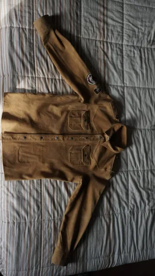 Giacca Camoscio Vintage Warson Motors L