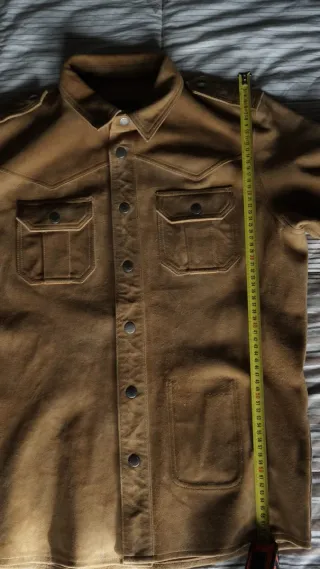 Giacca Camoscio Vintage Warson Motors L