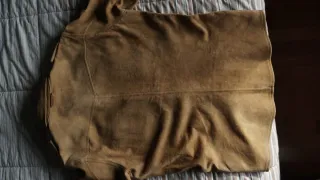 Giacca Camoscio Vintage Warson Motors L