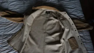 Giacca Camoscio Vintage Warson Motors L