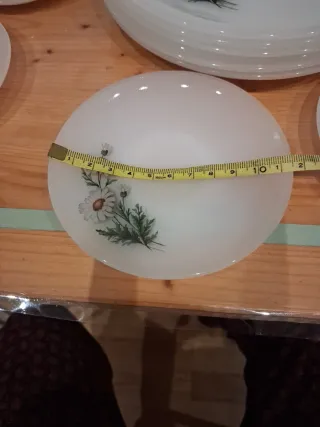 Juego Platos Arcopal Margaritas