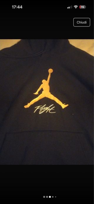 Felpa Jordan Originale Nera