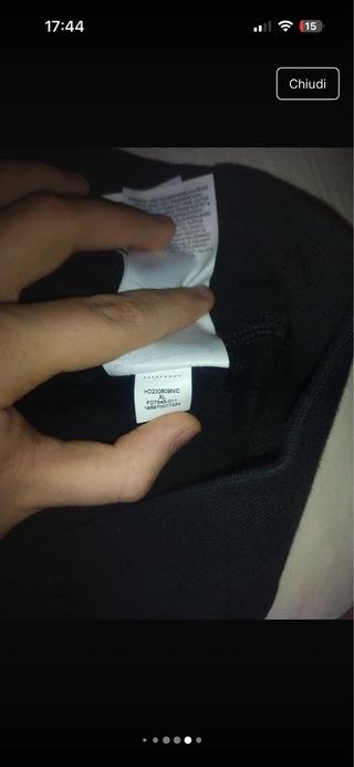 Felpa Jordan Originale Nera