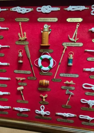 Cuadro Náutico Nudos Marinos Sin Cristal