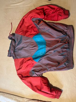 Chaqueta K2 Vintage Esquí Roja y Turquesa