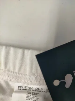 Slip Punto Blanco Algodón Blanco Talla XL