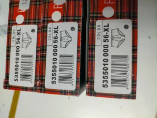 Slip Punto Blanco Algodón Blanco Talla XL