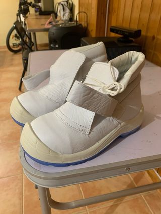Zapatos de seguridad Pantero blancos