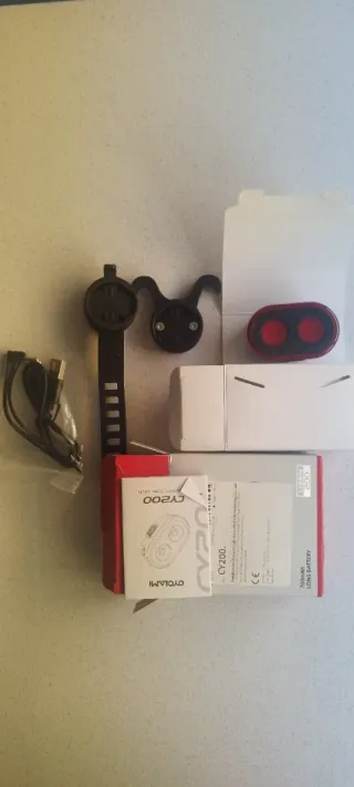 Luz bici advertencia