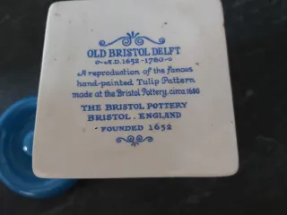 3 contenitori Ceramica Bristol Pottery collezionis