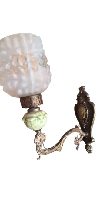 Applique vintage oro e verde