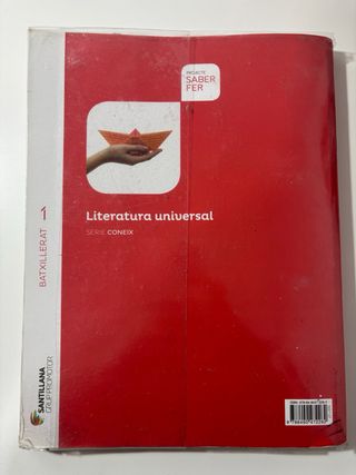 Libro Literatura Universal 1º Bachillerato