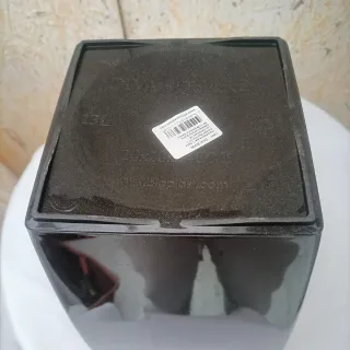 Vaso Nero Plastica 20cm