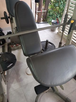 Multiestación Weider C700 + Pesas Olímpicas