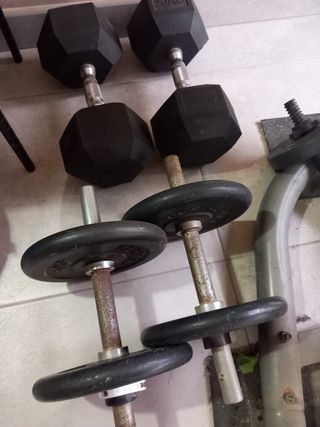 Multiestación Weider C700 + Pesas Olímpicas