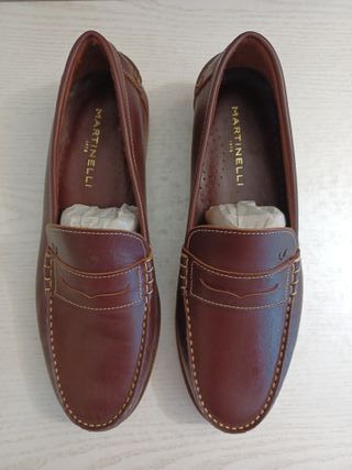Mocasines Martinelli Mondrian Talla 44 Marrón