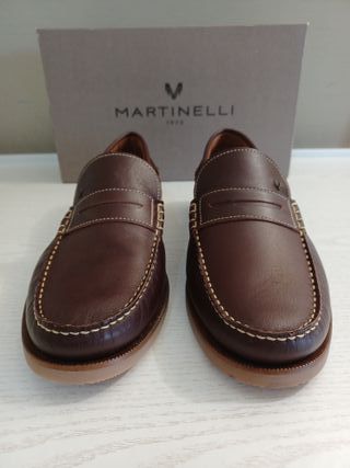 Mocasines Martinelli Mondrian Talla 44 Marrón