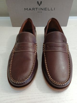 Mocasines Martinelli Mondrian Talla 44 Marrón