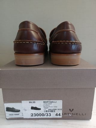 Mocasines Martinelli Mondrian Talla 44 Marrón